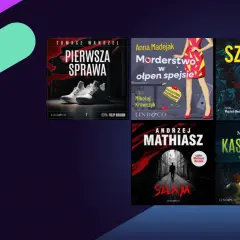Książki polskich autorów które warto przeczytać: "Pierwsza sprawa", "Morderstwo w otpen spejsie", "Szkielet", "Mathiasz", "Szelm" i "Kasztanowo".
