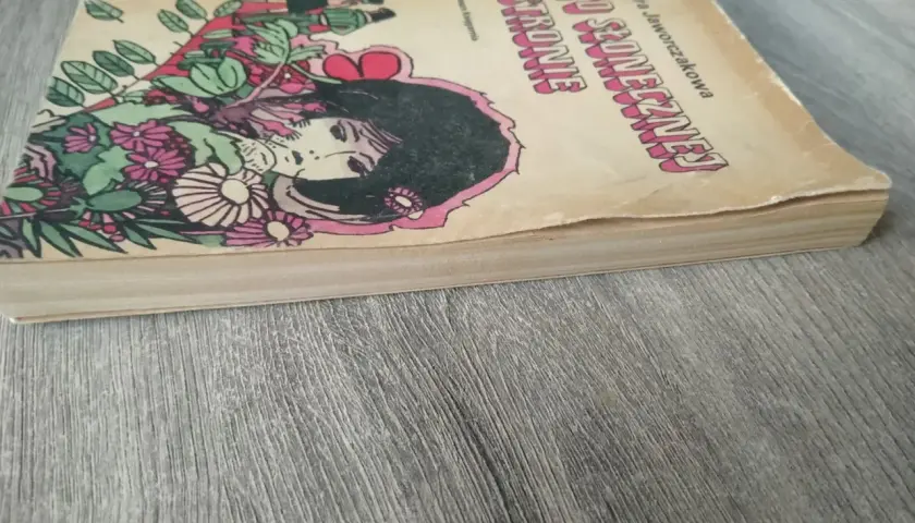 Okładka książki "Po słonecznej stronie" M. Jaworczakowej. Kto jest autorem książki? Oto jest Kasia, która uwielbia czytać.