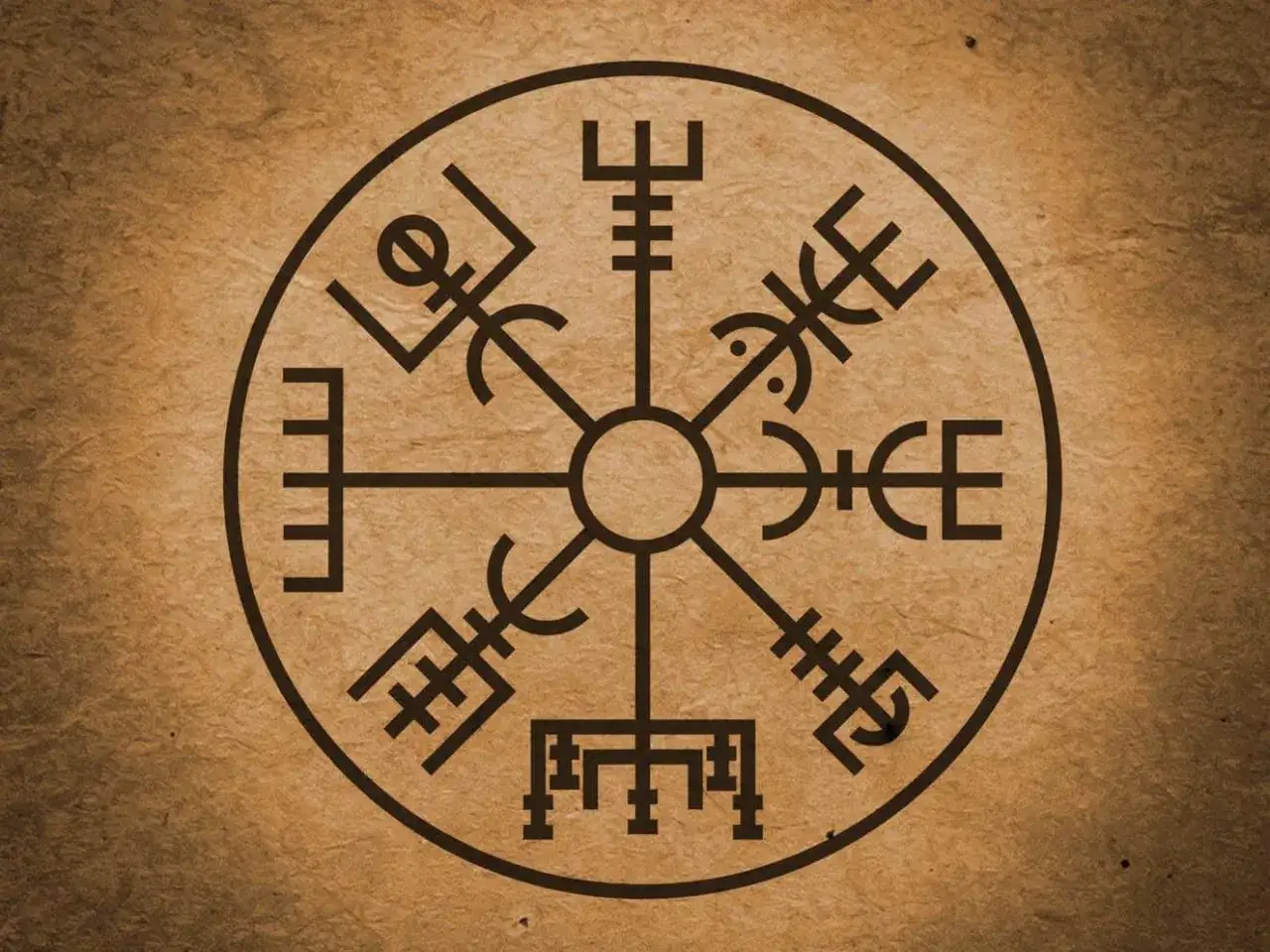 Runowy kompas, znany jako Vegvísir, to starożytne symbole magiczne i ich znaczenie. Pomaga odnaleźć drogę w trudnych czasach.