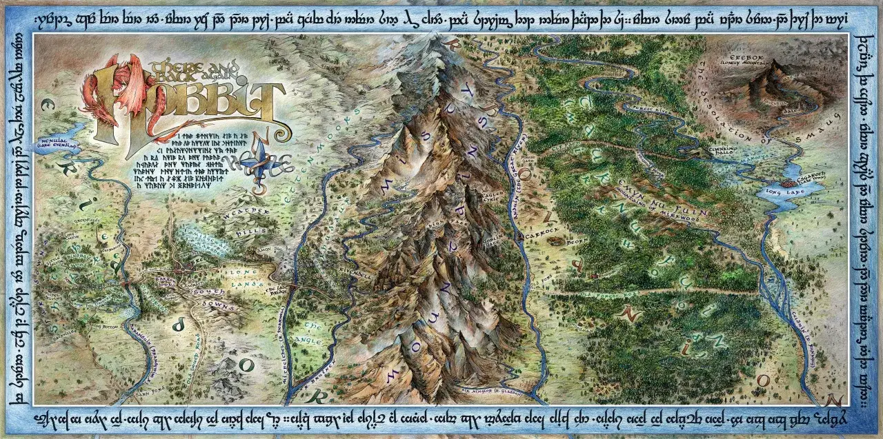 Mapa Śr&oacute;dziemia z 